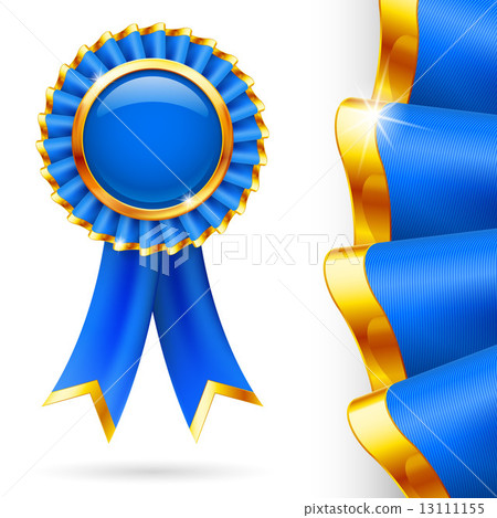 Blue award ribbon Blue award ribbon 13111155