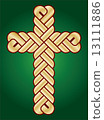 vector image of twisted Christian Holy cross 13111886