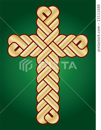 vector image of twisted Christian Holy cross vector image of twisted Christian Holy cross 13111886
