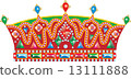 Medieval Slavic king crown 13111888