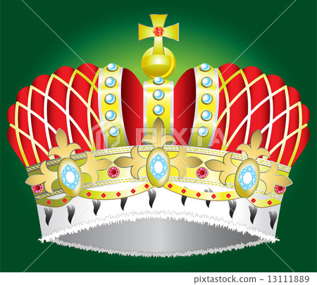 Abstract Medieval royal crown vector illustration Abstract Medieval royal crown vector illustration 13111889