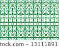 vector image of metal scoop  grating fence 13111891