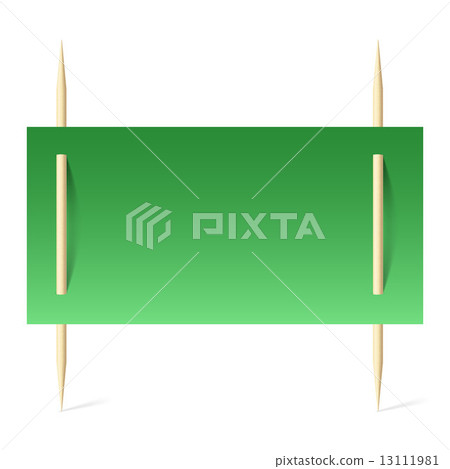 green toothpicks