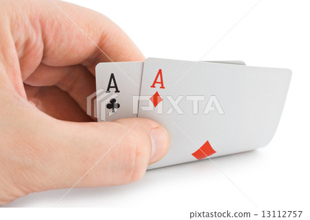 Hand and aces 13112757