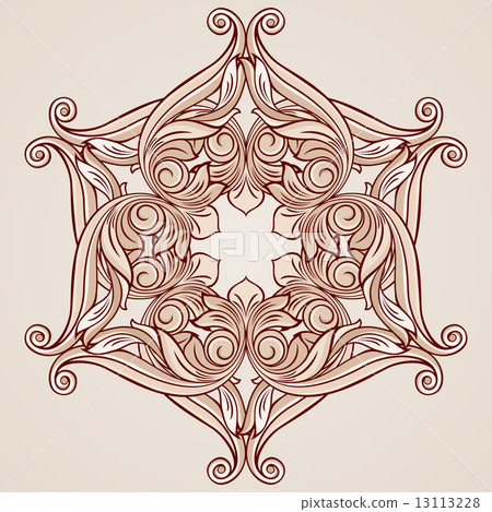 Rose pink floral pattern Rose pink floral pattern 13113228