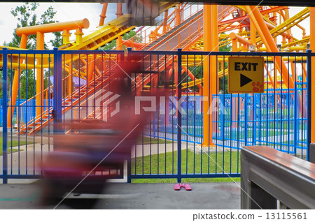 rollercoasters at amusement park rollercoasters at amusement park 13115561