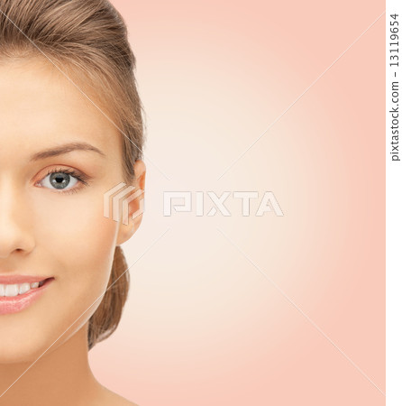 beautiful young woman face beautiful young woman face 13119654