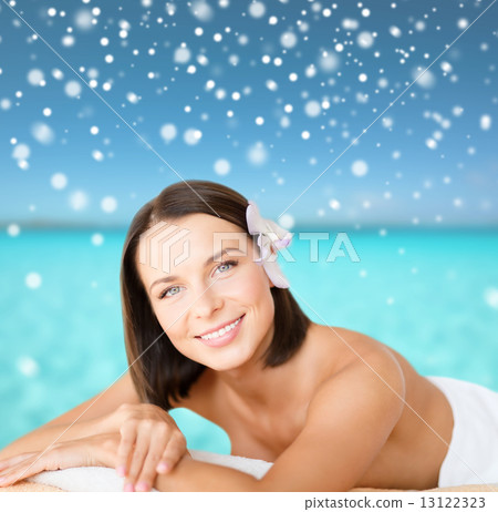 beautiful young woman in spa beautiful young woman in spa 13122323