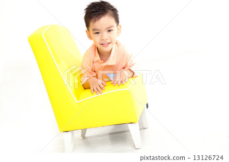 Asian Family on White Background Asian Family on White Background 13126724