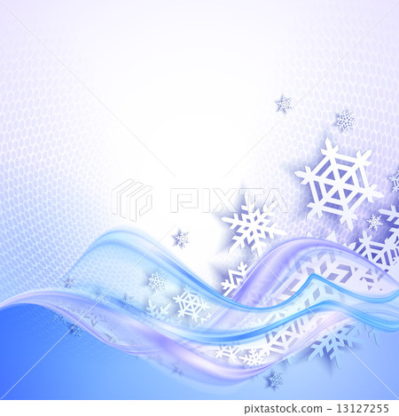 Abstract blue winter background Abstract blue winter background 13127255