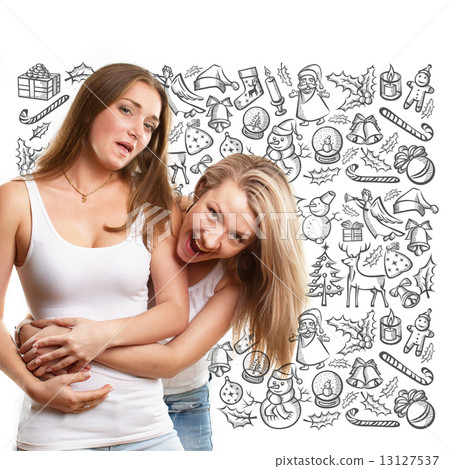 Women Looking For Christmas Gifts 13127537