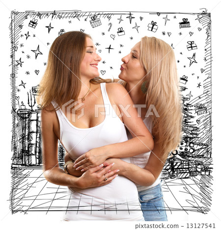 Women Looking For Christmas Gifts 13127541