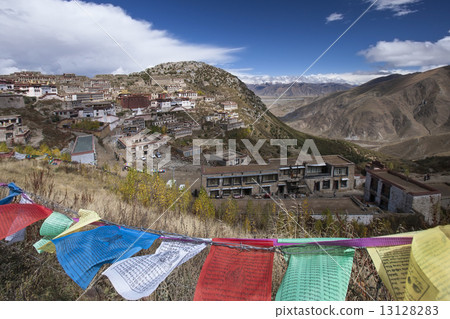 Ganden Monastery in Tibet - China 13128283