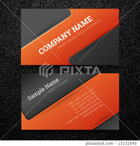 Vector abstract creative business cards - Stock Illustration [13132848 ...