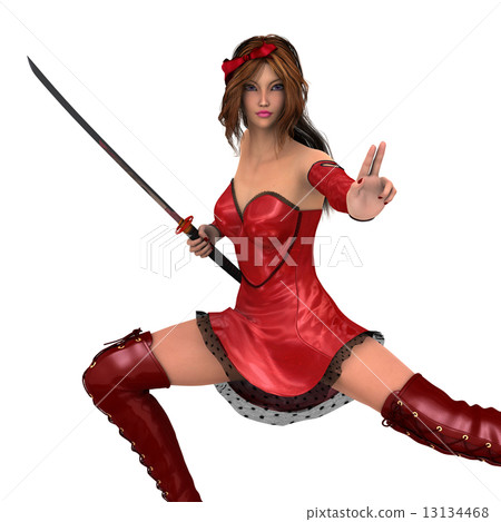 Female swordsman 13134468