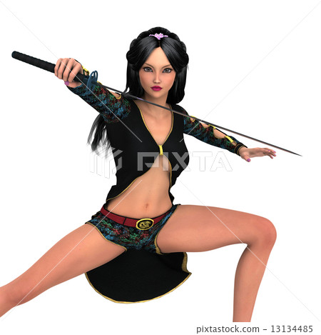 Female swordsman 13134485