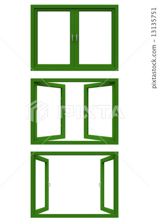 Window green - Stock Illustration [13135751] - PIXTA