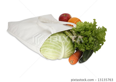 Cotton shopping bag clipped image Cotton shopping bag clipped image 13135763