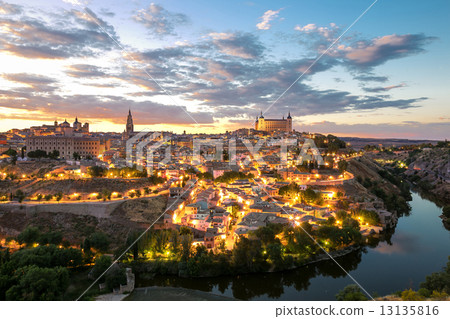 Toledo cityscape Spain 13135816