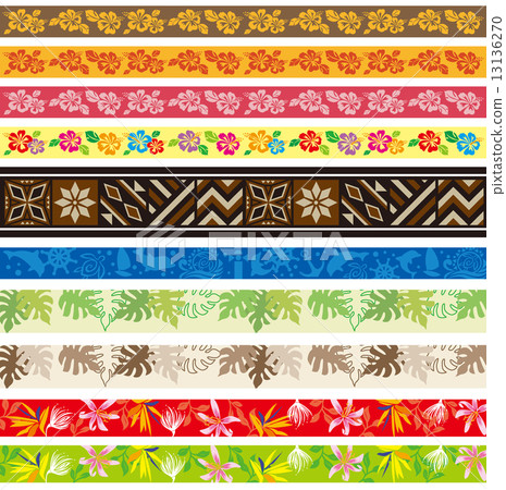 Tropical decorative ruling 13136270