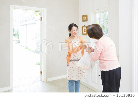 Stock Photo: middle and old aged, souvenirs, souvenir