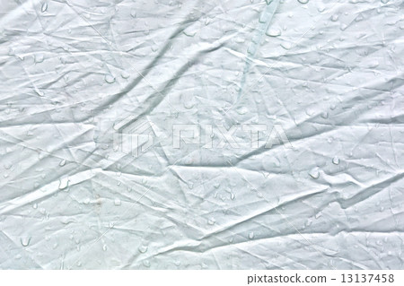Tent fabric gray with water drops Tent fabric gray with water drops 13137458