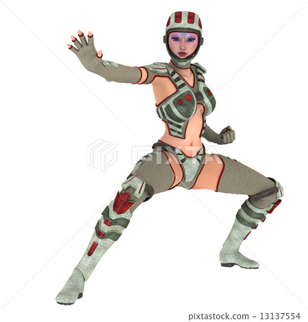 Female fighter 13137554