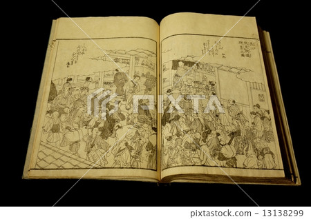 Landscape painting of Japanese "Kyoto Fushimi Kaido" 13138299