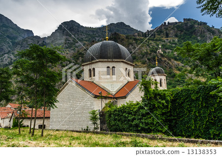 View on Church in Kotor fortress 13138353