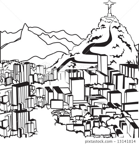 Sketch Brazilian silhouettes 13141814