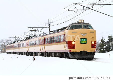 485系列在雪地裡 485系列在雪地裡 13141954