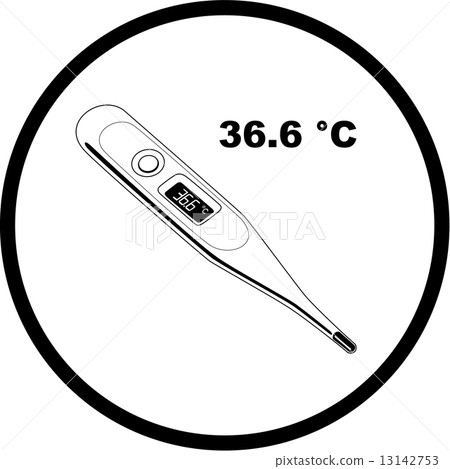 Vector thermometer icon 13142753