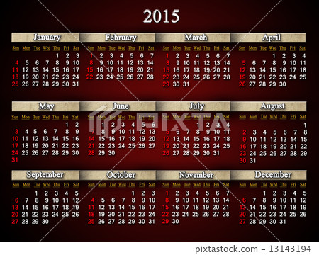 claret calendar for 2015 year 13143194