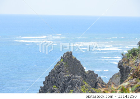 View from Cape Kiyatake (Itoman City, Okinawa Prefecture) 13143250