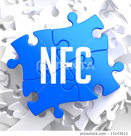 NFC on Blue Puzzle. 13143612