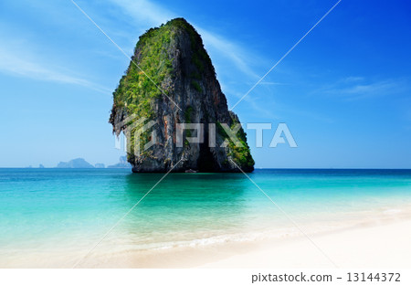 Railay beach in Krabi Thailand 13144372