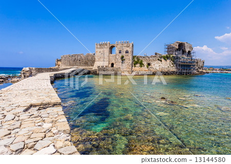 Methoni Venetian Fortress in the Peloponnese, Messenia, Greece. 13144580