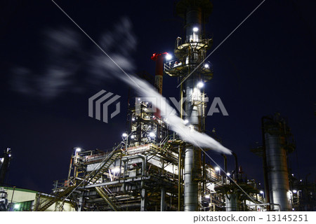 Factory at night 13145251