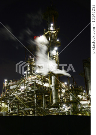 Factory at night 13145252