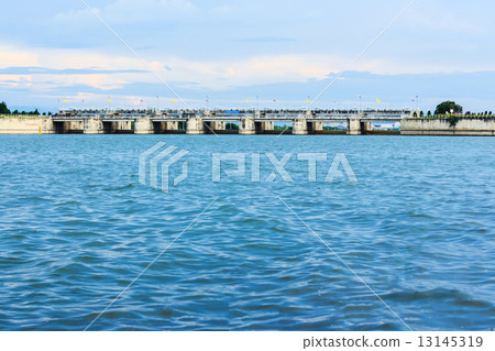Pa Sak Jolasid Dam,Lopburi,Thailand 13145319