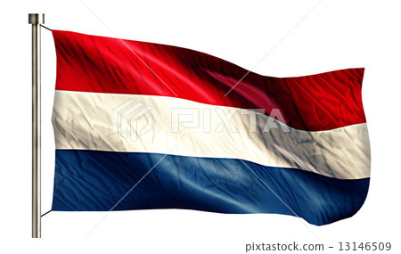 Netherlands National Flag Isolated 3D White Background Netherlands National Flag Isolated 3D White Background 13146509