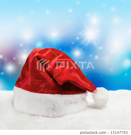Santa hat on snow Santa hat on snow 13147783