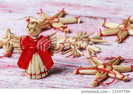 Christmas toys of straw 13147794