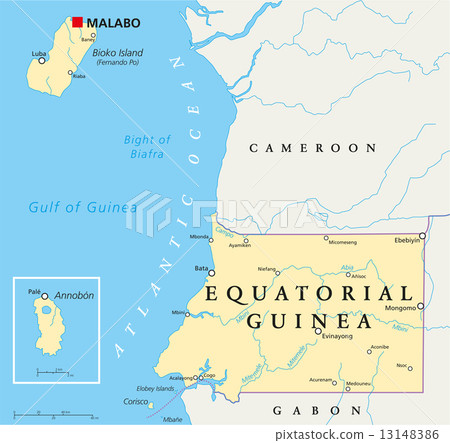 Equatorial Guinea Political Map Equatorial Guinea Political Map 13148386