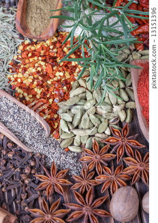 Different spices Different spices 13151396