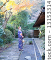 Kimono bamboo grove autumn leaves 3 13153314