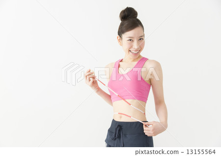 腰圍大小的飲食形象 腰圍大小的飲食形象 13155564