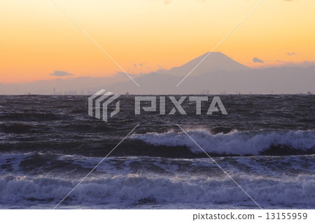 富士日落美景 13155959