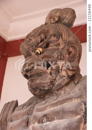 Shikoku Buddha 2nd Ticket "Gokurakuji" Statue of King Emperor of Nibaemon Shikoku Buddha 2nd Ticket "Gokurakuji" Statue of King Emperor of Nibaemon 13156499
