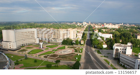 Lutsk, Ukraine - aerial view Lutsk, Ukraine - aerial view 13156657
